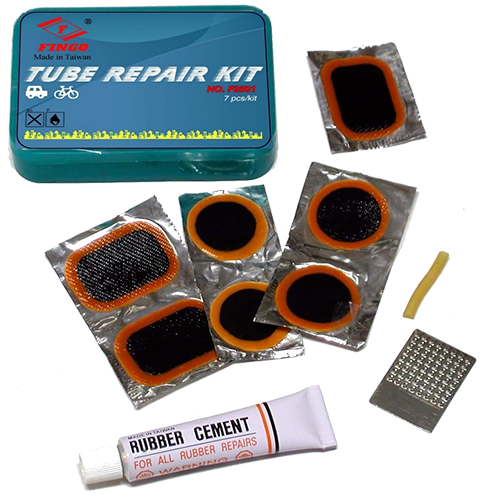 Round style Tube repair kit. A variety of choices, a variety of styles